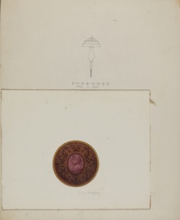 Curtain Tie-back, 1937. Creator: Grace Halpin.