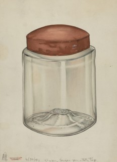 Shaker Sugar Jar, 1941. Creator: Charles Goodwin.