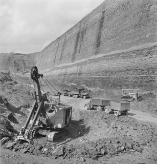 Carrington's Coppice Opencast Colliery, Smalley, Amber Valley, Derbyshire, 26/07/1949. Creator: John Laing plc.
