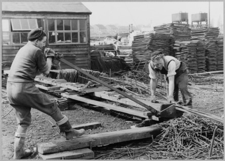 Coryton Oil Refinery, Thurrock, Essex, 10/04/1952. Creator: John Laing plc.