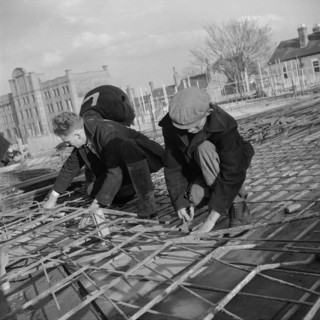 Coventry Cathedral, Priory Street, Coventry, 17/01/1956. Creator: John Laing plc.