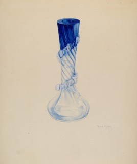 Vase, c. 1938. Creator: Grace Halpin.