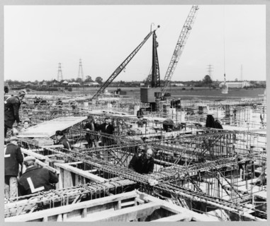 Ford Motor Company Works, Thames Foundry, Dagenham, Havering, GLA, 30/05/1956. Creator: John Laing plc.