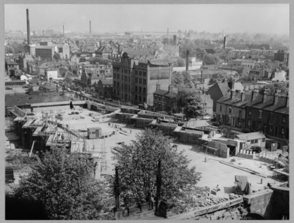 Coventry Cathedral, Priory Street, Coventry, 06/05/1957. Creator: John Laing plc.