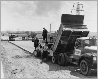 Project A of the London to Yorkshire Motorway (M1), 23/06/1958. Creator: John Laing plc.