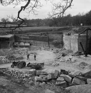 Greatgate Quarry, Croxden, East Staffordshire, Staffordshire, 24/04/1958. Creator: John Laing plc.