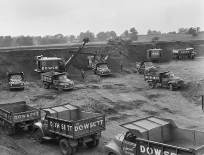Gravel pits, Norton, Daventry, Northamptonshire, 11/09/1958. Creator: John Laing plc.