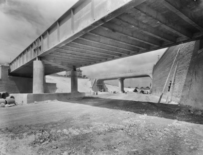 M1 Motorway, Challney, Luton, Bedfordshire, 06/07/1959. Creator: John Laing plc.