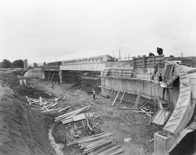 M6 Motorway, Hyde Lea, Stafford, Staffordshire, 18/07/1961. Creator: John Laing plc.