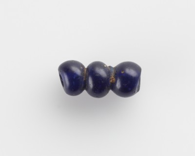 Bead, triple, 4th century. Creator: Unknown.