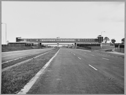 M6 Motorway, Keele Service Area, Keele, Newcastle-under-Lyme, Staffordshire, 17/06/1963. Creator: John Laing plc.