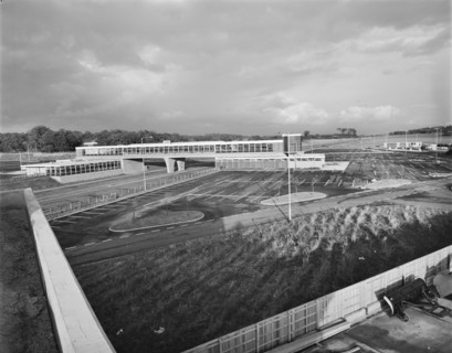 M6 Motorway, Keele Service Area, Keele, Newcastle-under-Lyme, Staffordshire, 02/10/1963. Creator: John Laing plc.