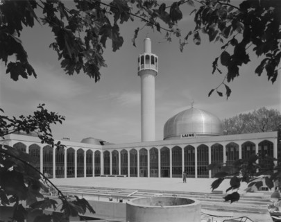 London Central Mosque and The Islamic Cultural Centre, Park Road, Regent's Park, GLA, 03/06/1977. Creator: John Laing plc.