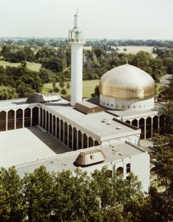 London Central Mosque and The Islamic Cultural Centre, Park Road, Regent's Park, GLA, 04/08/1977. Creator: John Laing plc.