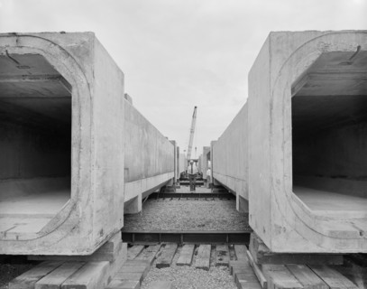 Peel Common Waste Water Treatment Works, Peel Common, Fareham, Hampshire, 06/06/1978. Creator: John Laing plc.