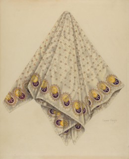 Handkerchief, 1938. Creator: Grace Halpin.
