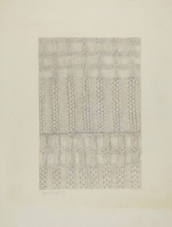 Handwoven Coverlet, c. 1939. Creator: Maud M Holme.