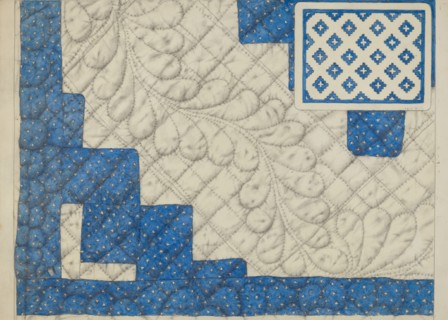 Pieced Quilt, c. 1936. Creator: Maud M Holme.