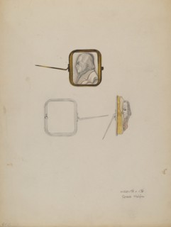 Cameo Brooch, c. 1936. Creator: Grace Halpin.