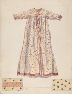 Baby's Nightgown, c. 1937. Creator: Maud M Holme.