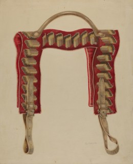 Shawl Strap, c. 1938. Creator: Grace Halpin.