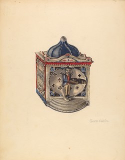 Penny Bank, c. 1938. Creator: Grace Halpin.