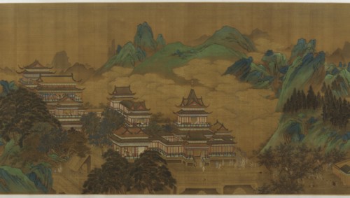 The Peach Festival of the Queen Mother of the West, Ming or Qing dynasty, 17th-18th century. Creator: Unknown.