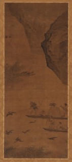 Fishing with Cormorants, Qing dynasty, 17th century. Creator: Unknown.