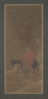 Riding Through Snow in Search of Plum Blossoms, Ming or Qing dynasty, 17th century. Creator: Unknown.