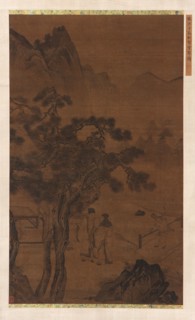 An Afternoon Visit near Tall Pines, Ming dynasty, 16th century. Creator: Unknown.