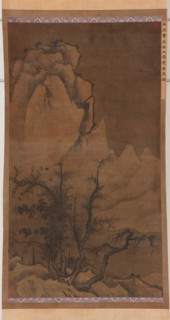 Winter Trees and Snowy Peaks, Ming dynasty, 17th century. Creator: Unknown.