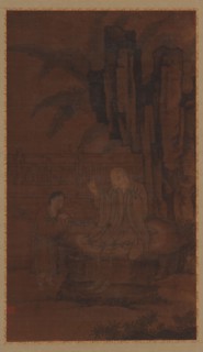 Mending Clothes in the Early Morning Sun, Ming dynasty, 15th-16th century. Creator: Unknown.
