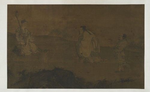 Zhongli Quan Seeking the Dao, Ming dynasty, 15th century. Creator: Unknown.