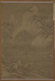 Boating on a Snowy River, Ming dynasty, 16th century. Creator: Unknown.
