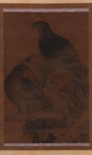 Two Eagles, Ming dynasty, 1368-1644. Creator: Unknown.