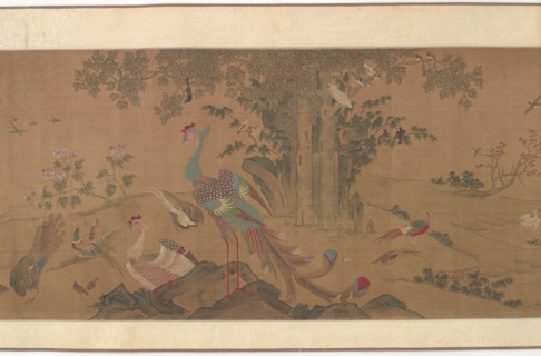 A Hundred Birds Worship the Phoenixes, Qing dynasty, 18th century. Creator: Unknown.