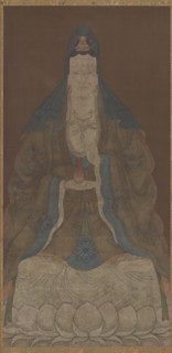 Bodhisattva Avalokiteshvara (Guanyin) with vase and willow twig, Ming dynasty, 1368-1644. Creator: Unknown.