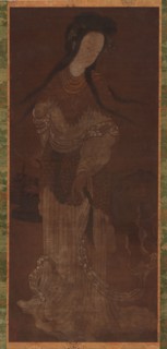 Standing Figure of a Female Immortal, Ming dynasty, 16th-17th century. Creator: Unknown.