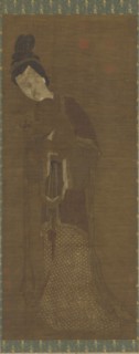 Woman Holding a Child, Ming dynasty, 16th-17th century. Creator: Unknown.