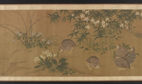 Ducks, flowers, and quail, Ming dynasty, 1368-1644. Creator: Unknown.