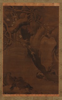 Ducks, Torrent, and Overhanging Rocks, Ming dynasty, 16th century. Creator: Unknown.