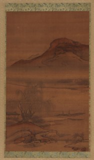 Boats Moored on the Nighttime River, Qing dynasty, 18th century. Creator: Unknown.