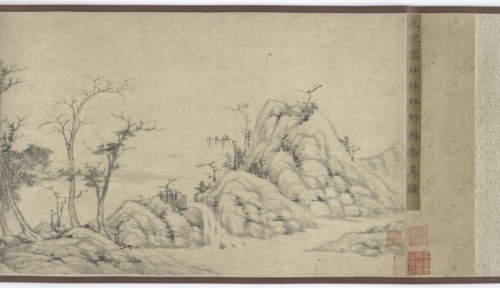 Enjoying the Autumn Trees, Ming dynasty, 15th century. Creator: Unknown.