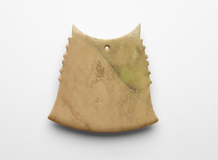 Axe (yue ?), probably reworked from a collared disk, Late Shang dynasty, ca. 1300-ca. 1050 BCE. Creator: Unknown.