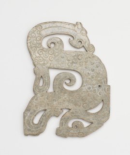 Dragon-shaped pendant, Eastern Zhou dynasty, 4th-3rd century BCE. Creator: Unknown.