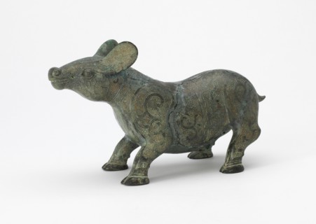 Fitting in the form of a quadruped with interlace, Late Eastern Zhou dynasty, 5th century BCE. Creator: Unknown.