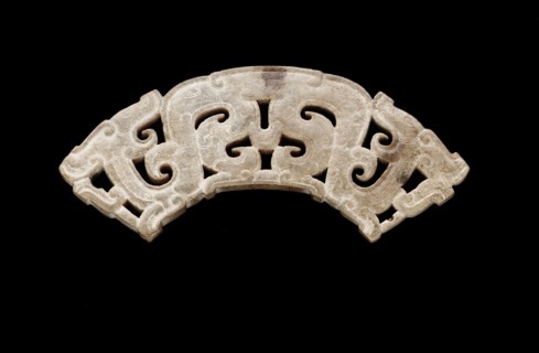 Pendant in the form of a double dragon, Eastern Zhou dynasty, 475-221 B.C.E. Creator: Unknown.
