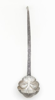 Lobed ladle with floral scrolls, Early or mid-Tang dynasty, late 7th-early 8th century. Creator: Unknown.