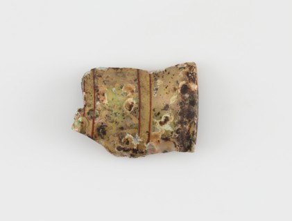 Islamic Glass Fragment, circa 900-1400. Creator: Unknown.