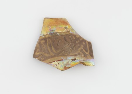 Islamic Glass Fragment, circa 900-1400. Creator: Unknown.